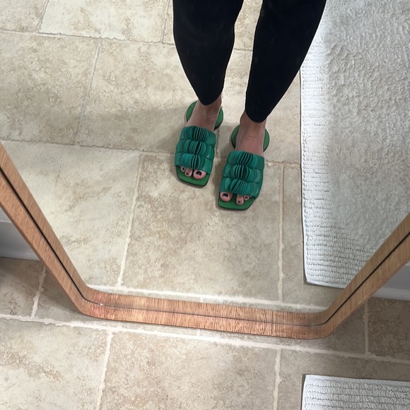 Manolita Flat sandals . 100% leather - Picture 10 of 12